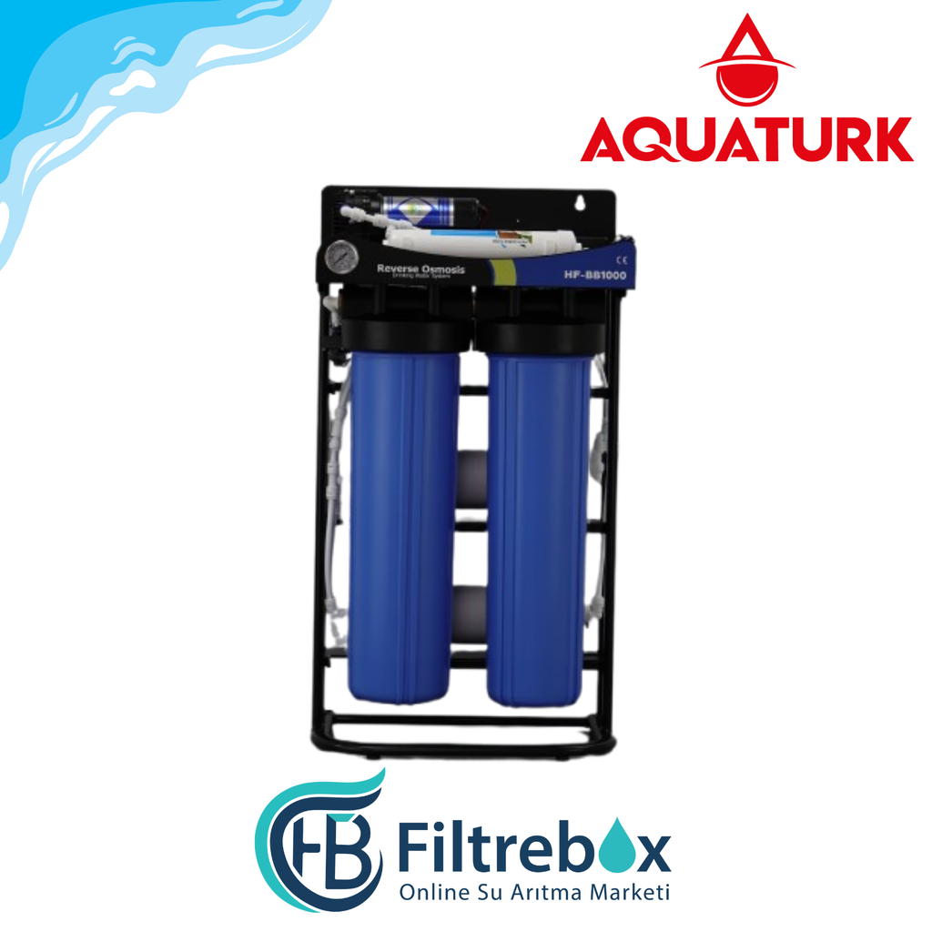 Aquatürk - HF BB1000 Yüksek Akışlı Su Arıtma Cihazı