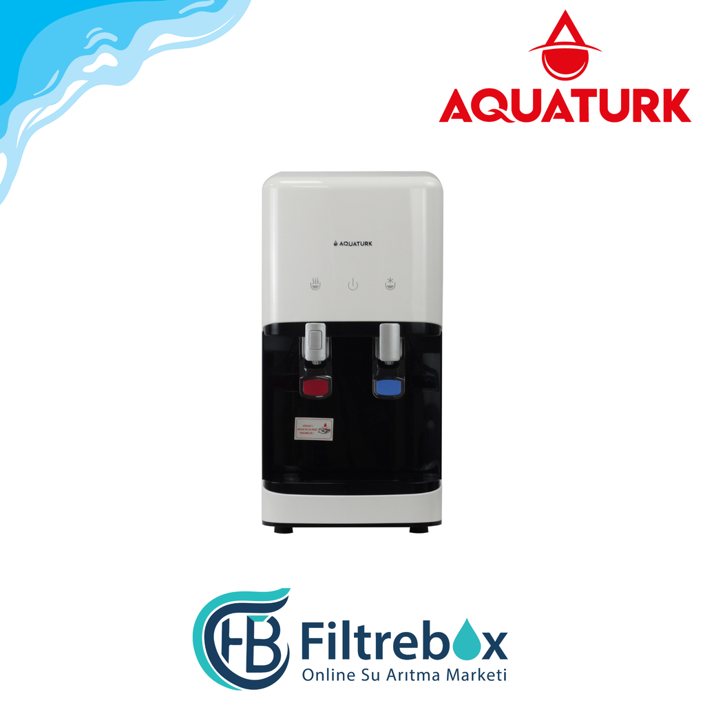 Aquatürk - PEAK Arıtmalı Set Üstü Beyaz Sebil