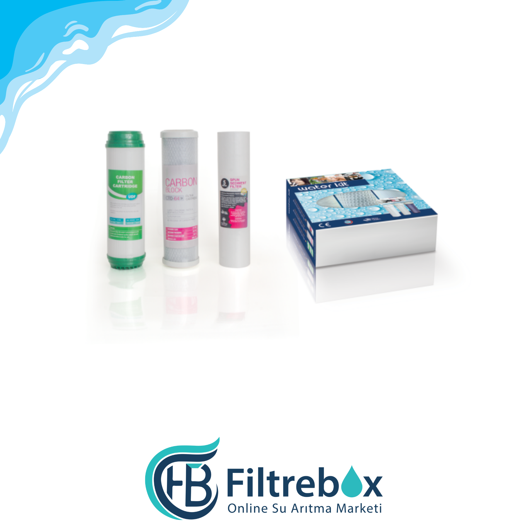 3'lü Filtre Seti 10'' Açık Kasa