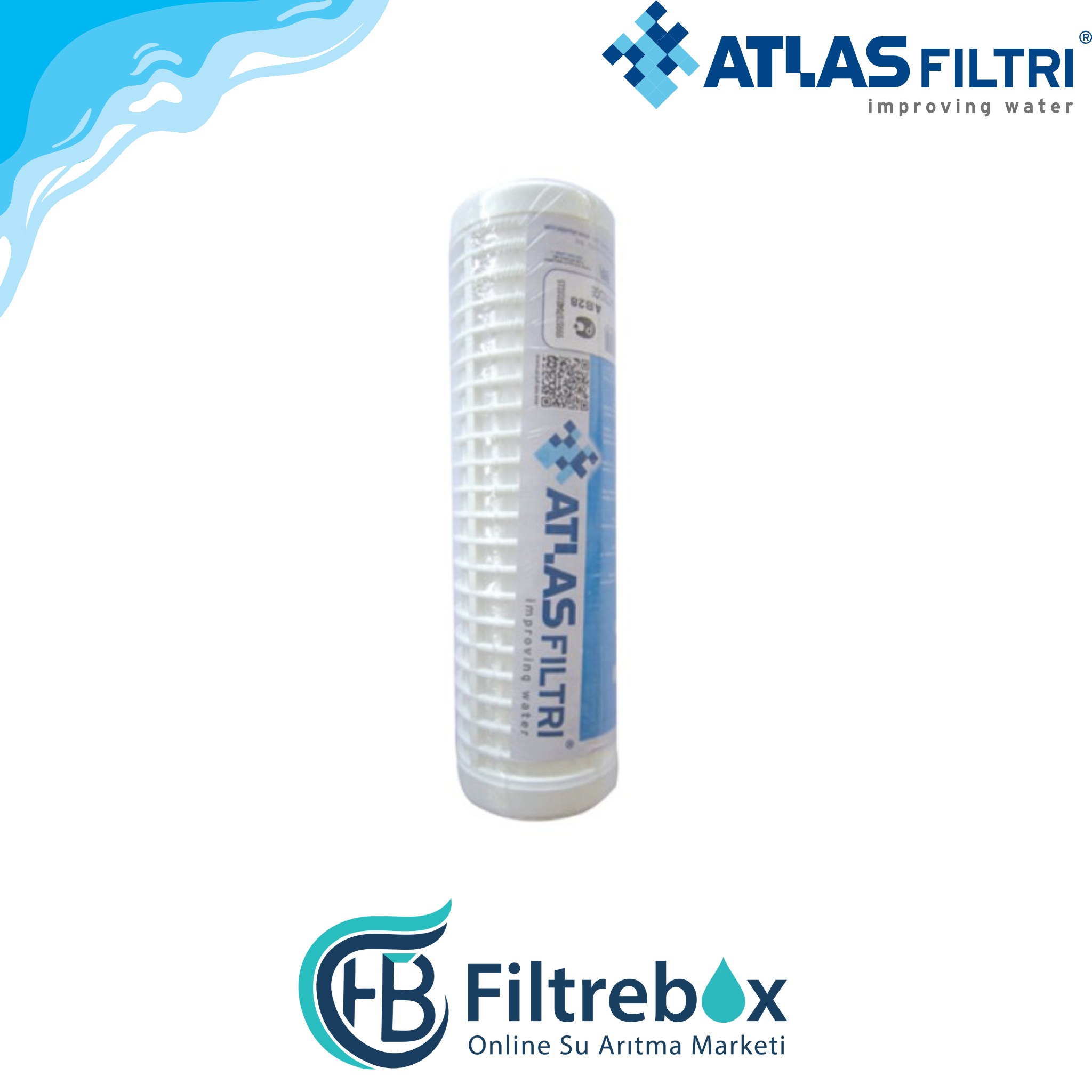 Atlas - 10'' Yıkanabilir Filtre