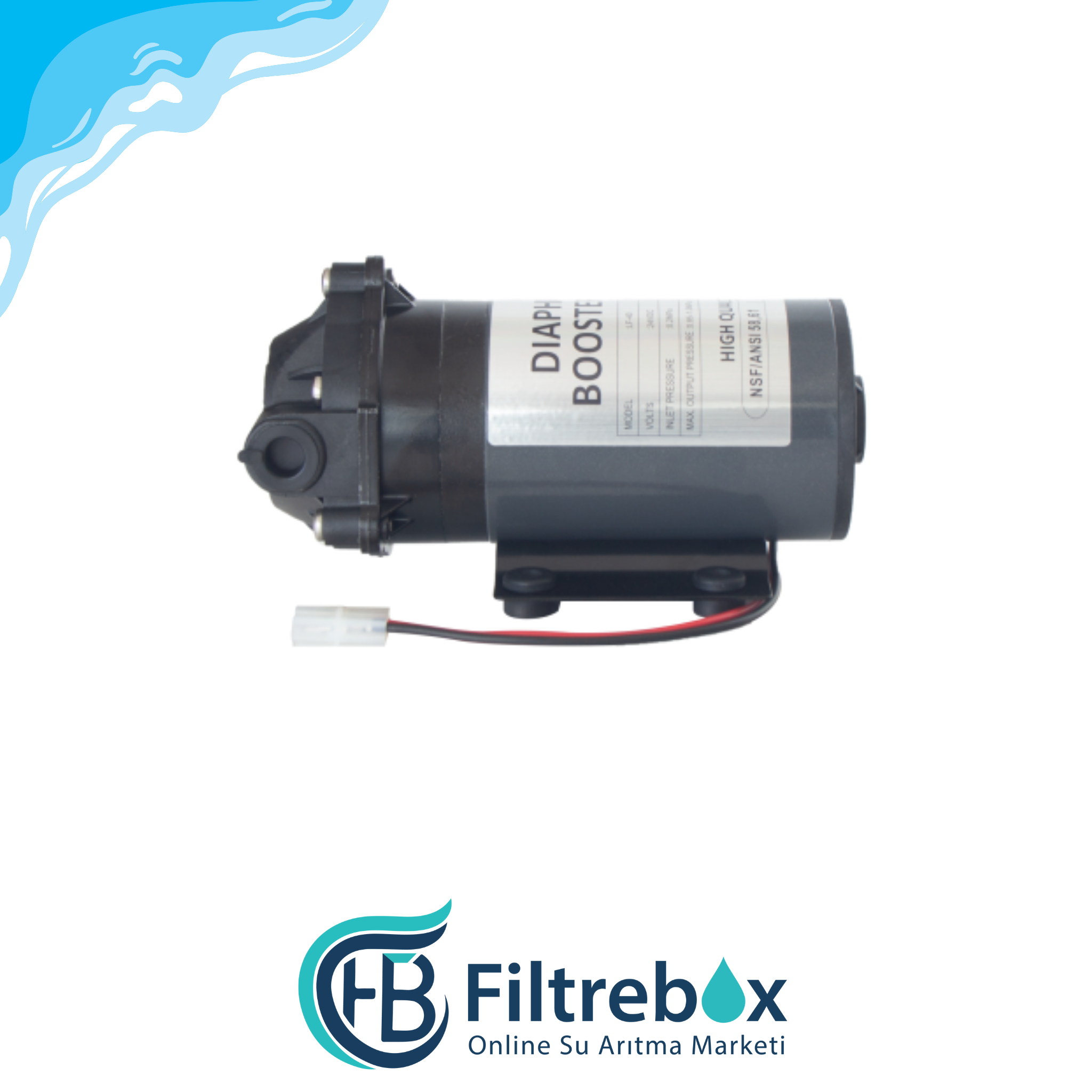 LF 40L -Su Arıtma Cihazı Pompası 80 - 100 GPD Uyumlu