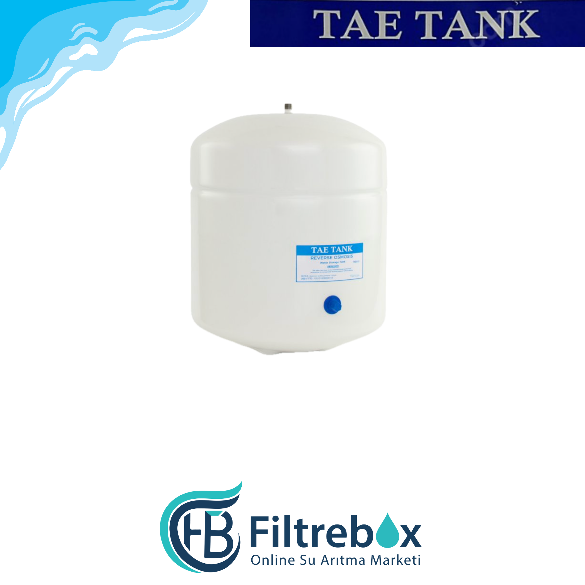 TAE - 2.2 Galon Metal Basınç Denge Tankı (8LT)