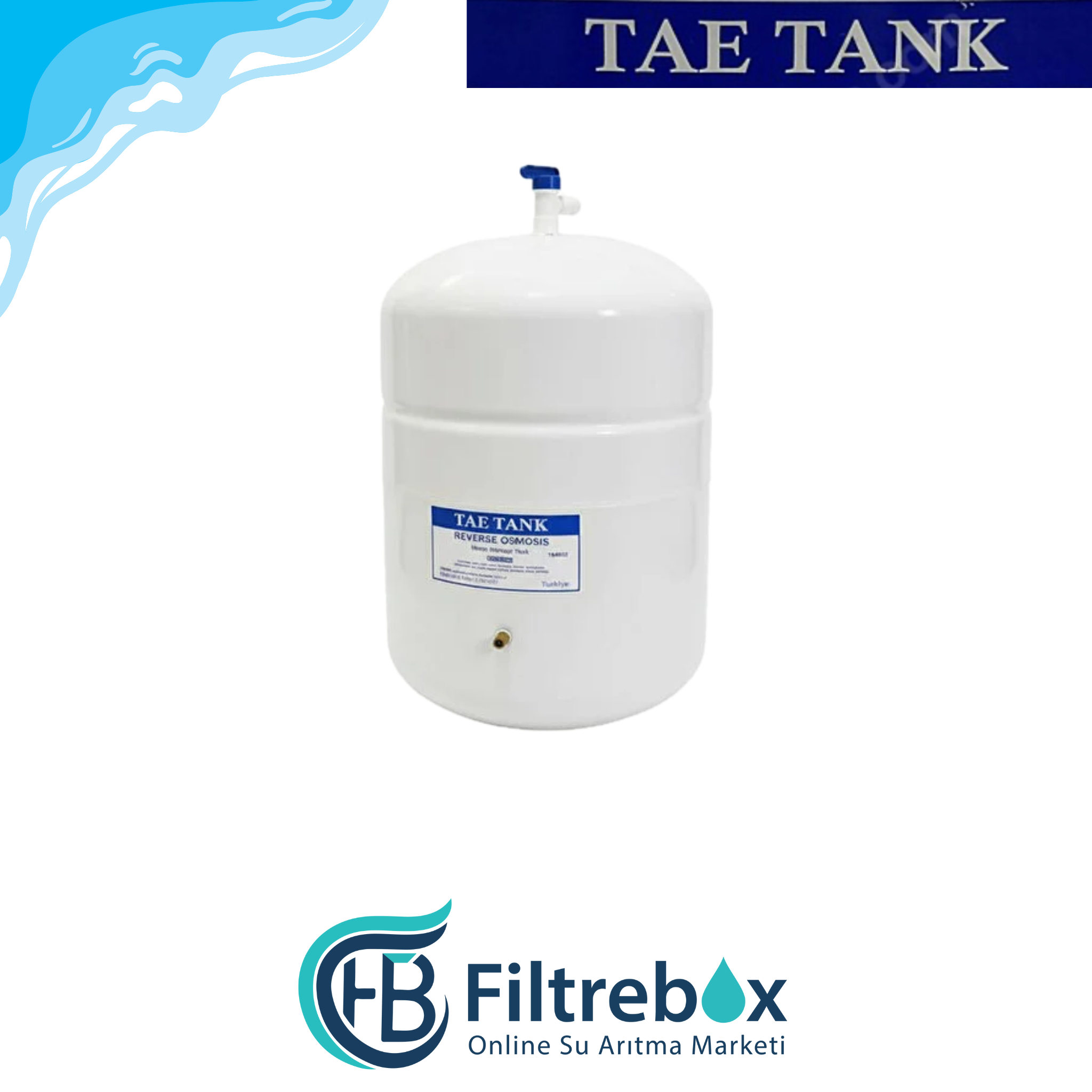 TAE - 6 Galon Metal Basınç Denge Tankı (24 lt)